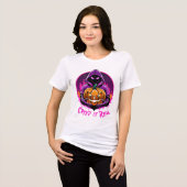 Creep it Real, Horror Halloween illustratie Tri-Blend Shirt (Voorkant volledig)