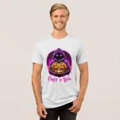 Creep it Real, Horror Halloween illustratie Tri-Blend Shirt (Voorkant volledig)