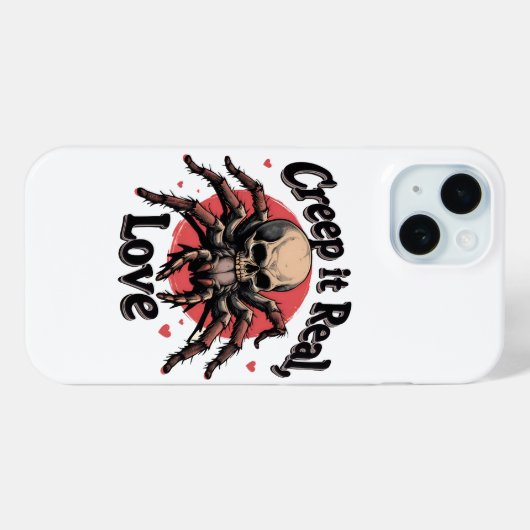 Creep it real, liefje Case-Mate iPhone case (Achterkant (horizontaal))