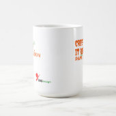 Creep It Real, Paw Edition – Funny Halloween Pet Koffiemok (Center)