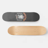Creep It Real Retro Halloween Schaats Ghost Persoonlijk Skateboard (Horizontaal)