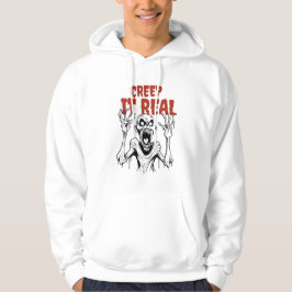 CREEP IT REAL: Retro Horror Esthetische Halloween Hoodie