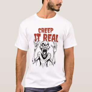 CREEP IT REAL: Retro Horror Esthetische Halloween T-shirt