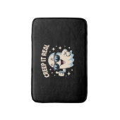 Creep It Real, Schattigee Halloween-geest Badmat (Voorkant Verticaal)