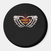 Creep It Real, Skeleton Handen Toon Hart Magneet (Voorkant)