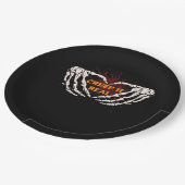 Creep It Real, Skeleton Handen Toon Hart Papieren Bordje (Gekanteld)