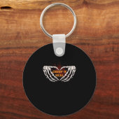 Creep It Real, Skeleton Handen Toon Hart Sleutelhanger (Voorkant)