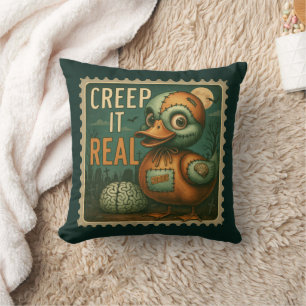 Creep It Real Zombie Duck Pillow Kussen