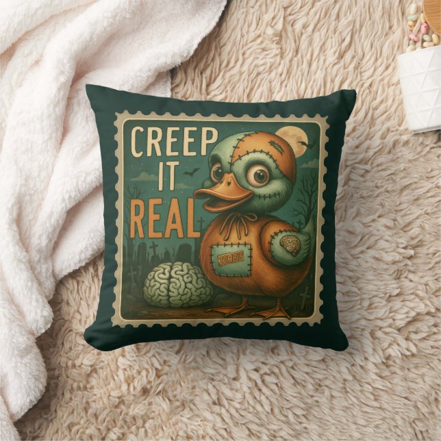 Creep It Real Zombie Duck Pillow Kussen (Deken)