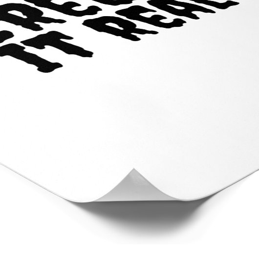 Creep It Real Zombie Hand Halloween Zombie Poster (Hoek)