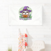 Creep It Slow - Schattige Halloween Luiaard Shirt  Spandoek (Insitu)