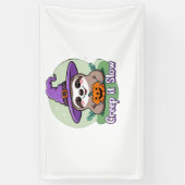 Creep It Slow - Schattige Halloween Luiaard Shirt  Spandoek (Verticaal)