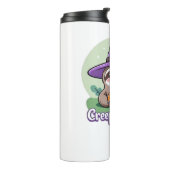 Creep It Slow - Schattige Halloween Luiaard Shirt  Thermosbeker (Gedraaid links)