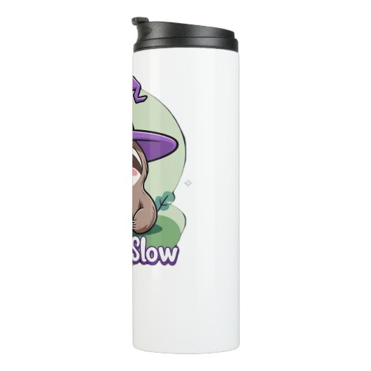 Creep It Slow - Schattige Halloween Luiaard Shirt  Thermosbeker (Geroteerd rechts)