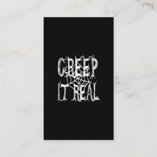 creep real visitekaartje (Voorkant)