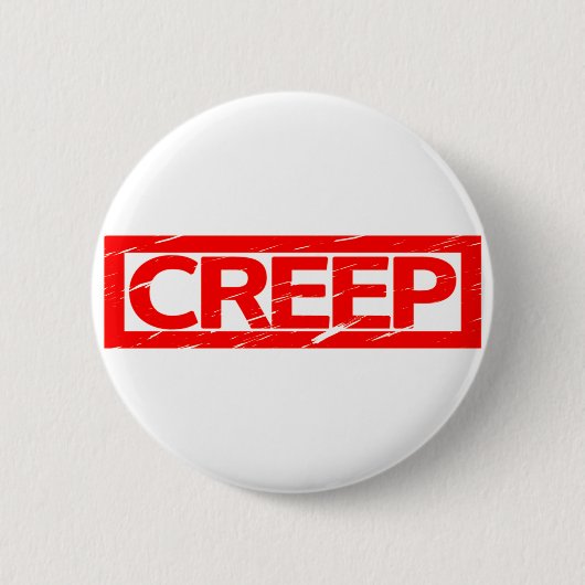 Creep Stamp Ronde Button 5,7 Cm (Voorkant)