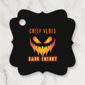 Creep Vibes Dark Energy _ Trendy Horror Streetwear Bedankjes Labels (Voorkant)