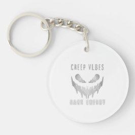 Creep Vibes Dark Energy _ Trendy Horror Streetwear Sleutelhanger