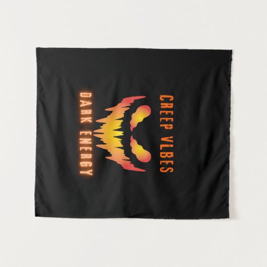 Creep Vibes Dark Energy _ Trendy Horror Streetwear Wandkleed (Voorkant (horizontaal))