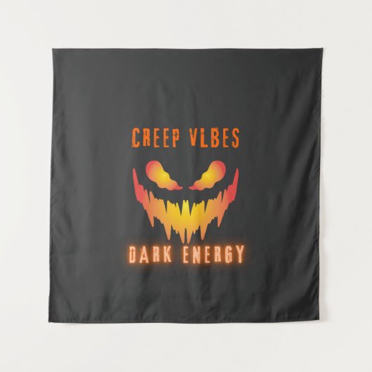 Creep Vibes Dark Energy _ Trendy Horror Streetwear Wandkleed (Voorkant)