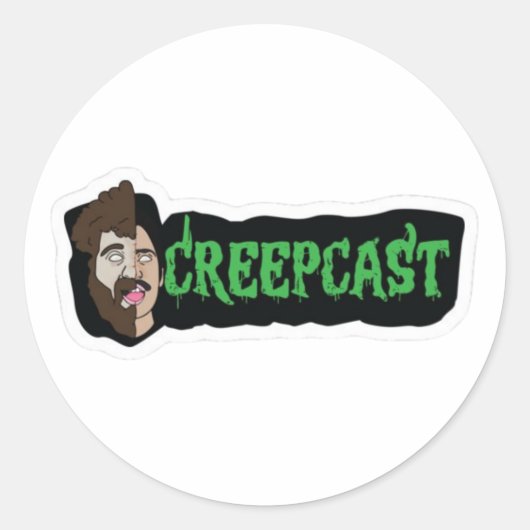Creepcast Split Goosebumps Sticker (Voorkant)