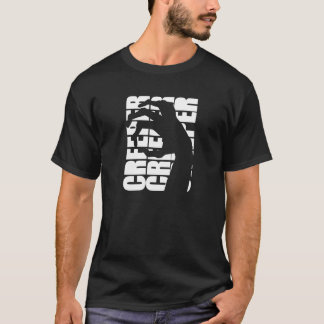 Creeper grafisch T-shirt - zwart - van GaG