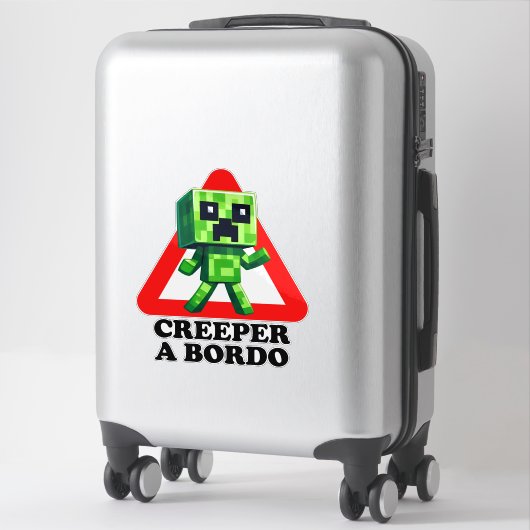 Creeper on board sticker (Koffer)