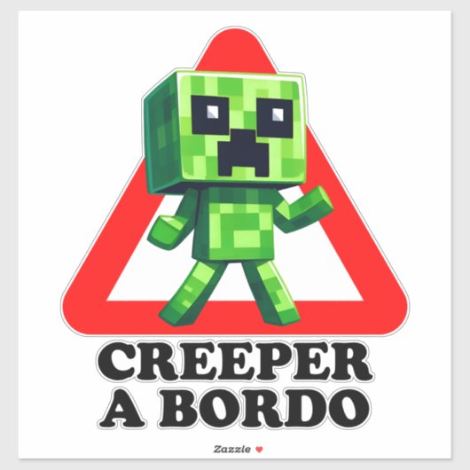 Creeper on board sticker (Vel)
