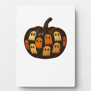 Creeper Pompoen Spoken Halloween Cadeau Klassiek T Fotoplaat