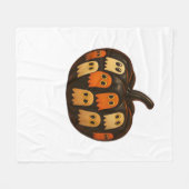 Creeper Pumpkin Ghosts Halloween Gift Classic T-SH Fleece Deken (Voorkant (Horizontaal))