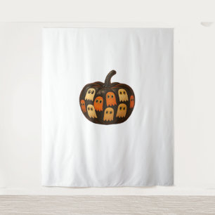 Creeper Pumpkin Ghosts Halloween Gift Classic T-SH Wandkleed