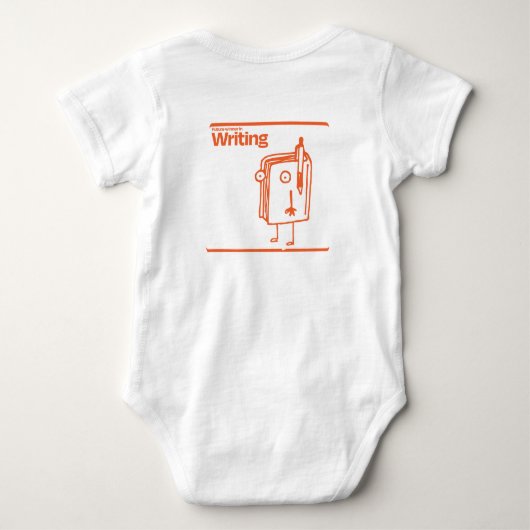 Creeper schrijven romper (Achterkant)