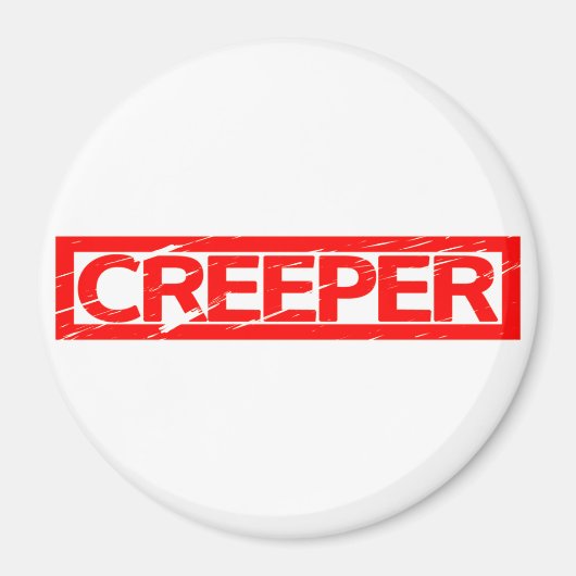 Creeper Stamp Magneet (Voorkant)
