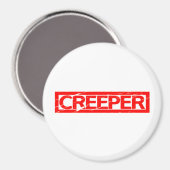 Creeper Stamp Magneet (Voorkant / Achterkant)