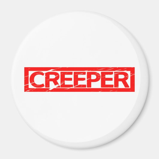 Creeper Stamp Magneet (Voorkant)
