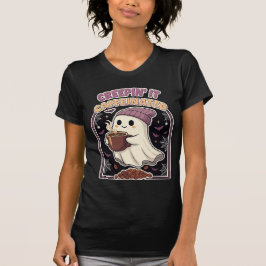 Creepin’ It Cafeïnehoudende Halloween Ghost Koffie T-shirt