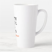 Creepin' It Echt Wit Halloween Latte Mok (Rechts)