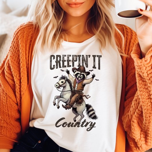 Creepin' IT Land  Raccoon Halloween T-shirt