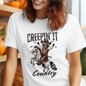 Creepin' IT Land  Raccoon Halloween T-shirt