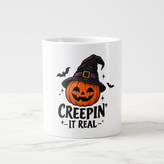 Creepin 'It Real Halloween Grote Koffiekop (Voorkant)