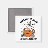 Creepin’ It Real in the Classroom Cool Teacher Magneet (Voorkant / Achterkant)