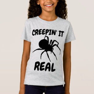 CREEPIN' IT REAL Kinder Funny T-Shirts