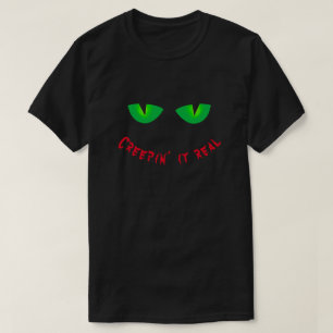 Creepin it Real Spooky Eye Halloween T-Shirt