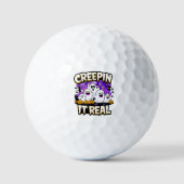 Creepin' It Real | Spooky Halloween Design Fun Golfballen (Voorkant)
