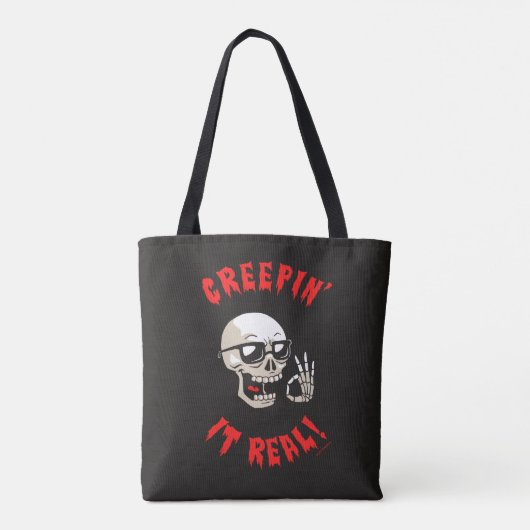 Creepin it Real Tote Bag (Achterkant)