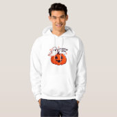 Creepin’ It Real - Vriendelijke Ghost & Pumpkin Hoodie (Voorkant volledig)