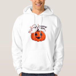 Creepin’ It Real - Vriendelijke Ghost & Pumpkin Hoodie