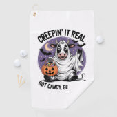 Creepin’ Koe Halloween Golfhanddoek (Insitu)