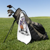 Creepin’ Koe Halloween Golfhanddoek (Groen)