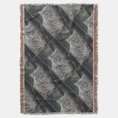 Creeping Bobcat Deken (Voorkant Verticaal)